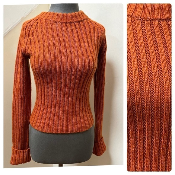 JW Anderson x Uniqlo Wool Blend Cable Knit Cuffed Pullover Sweater Size XXS - Picture 2 of 10